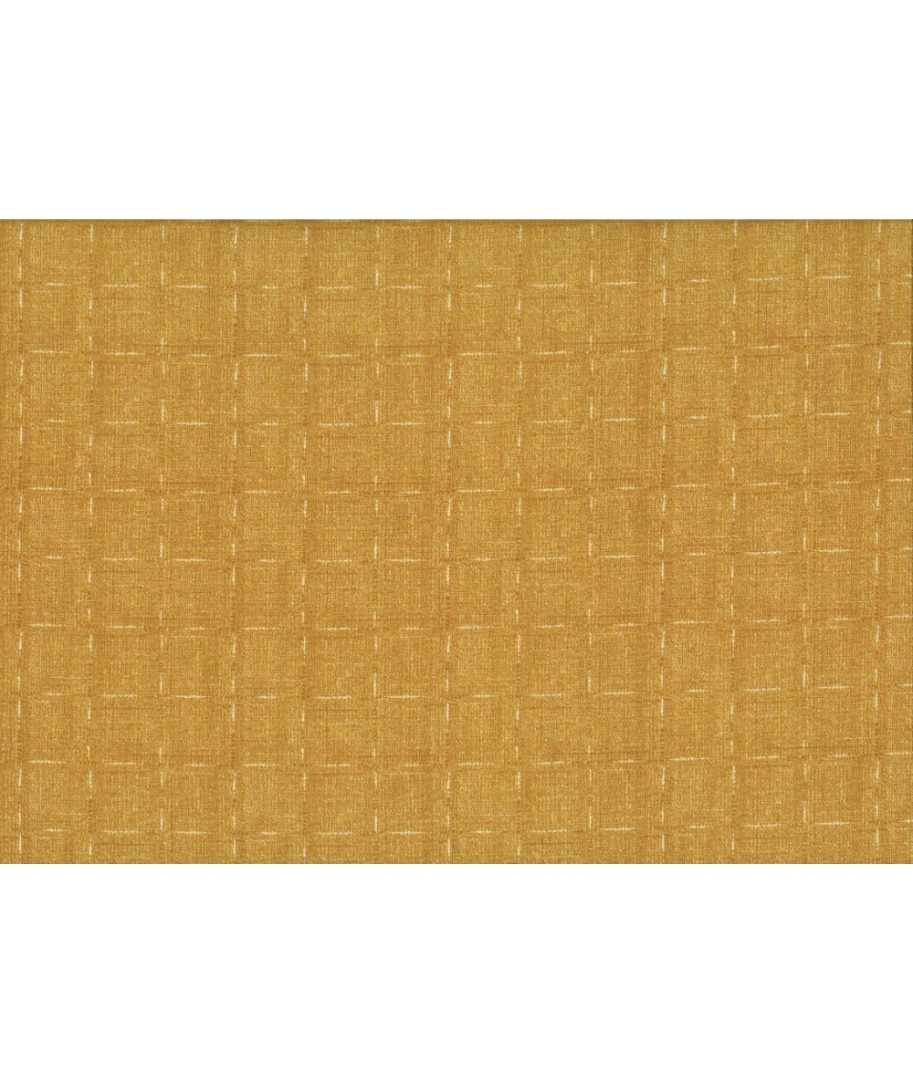 Lecien Centenary 25th by Yoko Saito, tessuto giallo senape con linee Lecien Corporation - 1