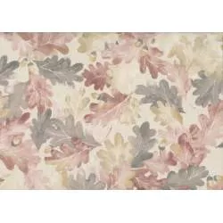 Lecien Centenary 25th by Yoko Saito, tessuto rosa con foglie e ghiande Lecien Corporation - 1