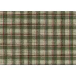 Lecien Centenary 25th by Yoko Saito, tessuto tinto in filo a quadretti verdi e rossi Lecien Corporation - 1