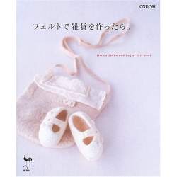 Simple Zakka and Bag of Felt Wool - Libro Giapponese - 1