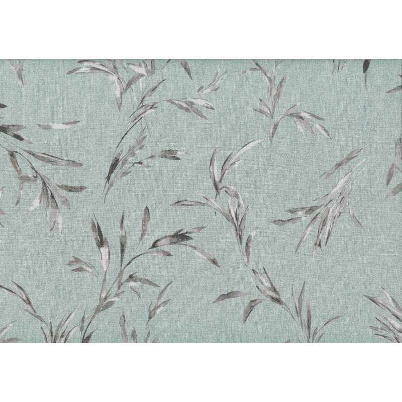 Lecien Centenary 25th by Yoko Saito, tessuto azzurro polvere con fili d'erba Lecien Corporation - 1