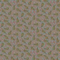 Henry Glass, On The 12th Day by Anni Downs - Tessuto Blu con Pere e Stelle - 110cm Henry Glass - 1