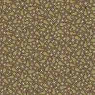 Henry Glass, On The 12th Day by Anni Downs - Tessuto Marrone con Pere e Stelle - 110cm Henry Glass - 1