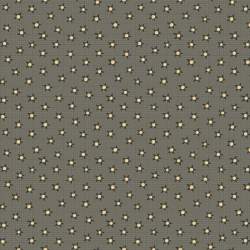 Henry Glass, On The 12th Day by Anni Downs - Tessuto verde polvere con Stelle - 110cm Henry Glass - 1