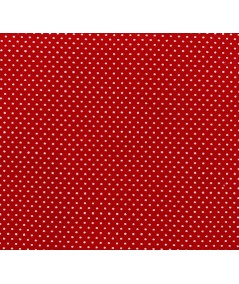 Basic Palette, Tessuto Rosso con Pois bianchi Stim Italia srl - 1