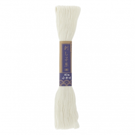 Filo di cotone per Sashiko beige da 20 m Olympus - 1