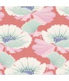 Tilda Maple Farm Gwendelyn Rosehip, Tessuto Rosso con Fiori grandi Tilda Fabrics - 1 Tilda Maple Farm Gwendelyn Rosehip, Tessuto Rosso con Fiori grandi Tilda Fabrics - 1