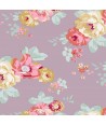 Tilda Maple Farm Pauline Mauve, Tessuto Viola Malva con Fiori Tilda Fabrics - 1
