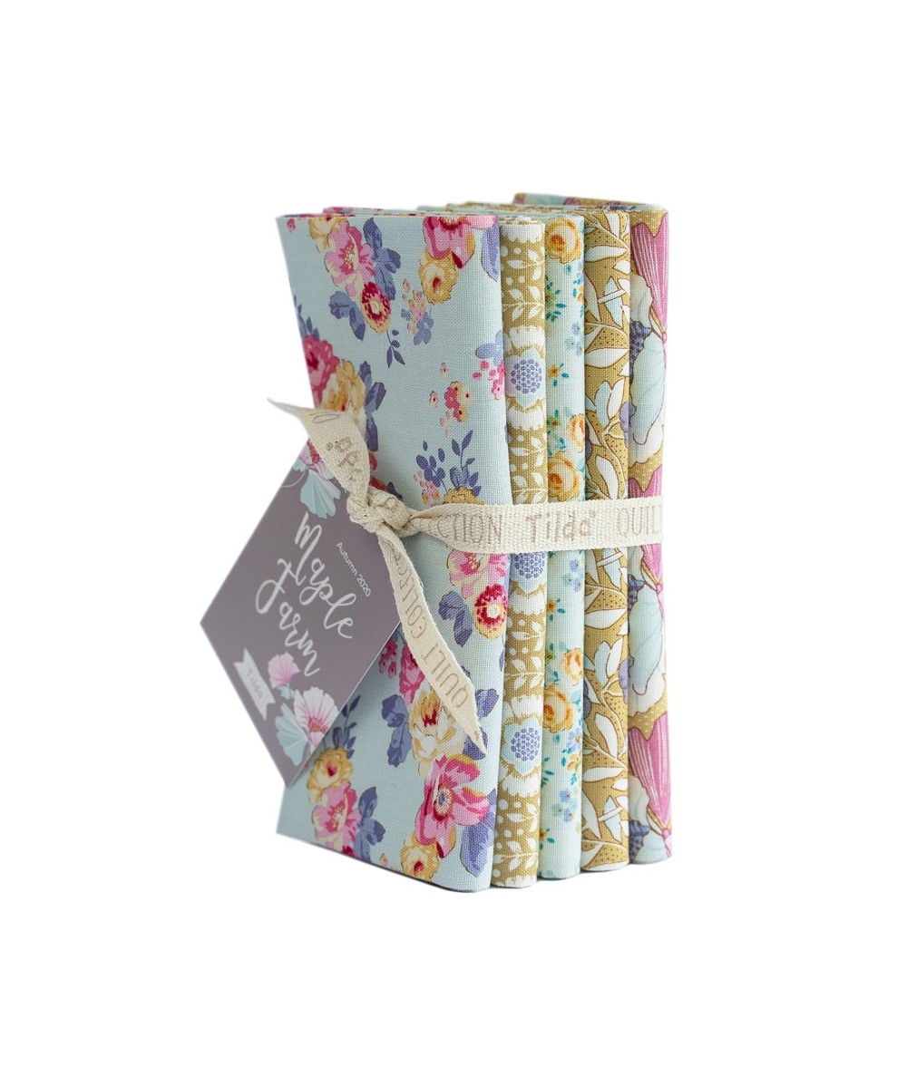 Tilda Maple Farm, 5 Fat Quarter 50 x 55 cm - Senape e Verde Acqua Tilda Fabrics - 1 Tilda Maple Farm, 5 Fat Quarter 50 x 55 cm - Senape e Verde Acqua Tilda Fabrics - 1