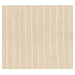 Moda Fabrics, Tessuto Fondo Beige con righe e quadretti bianchi Moda Fabrics - 1