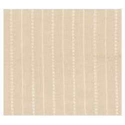 Moda Fabrics, Tessuto Fondo Beige con righe e quadretti bianchi Moda Fabrics - 1