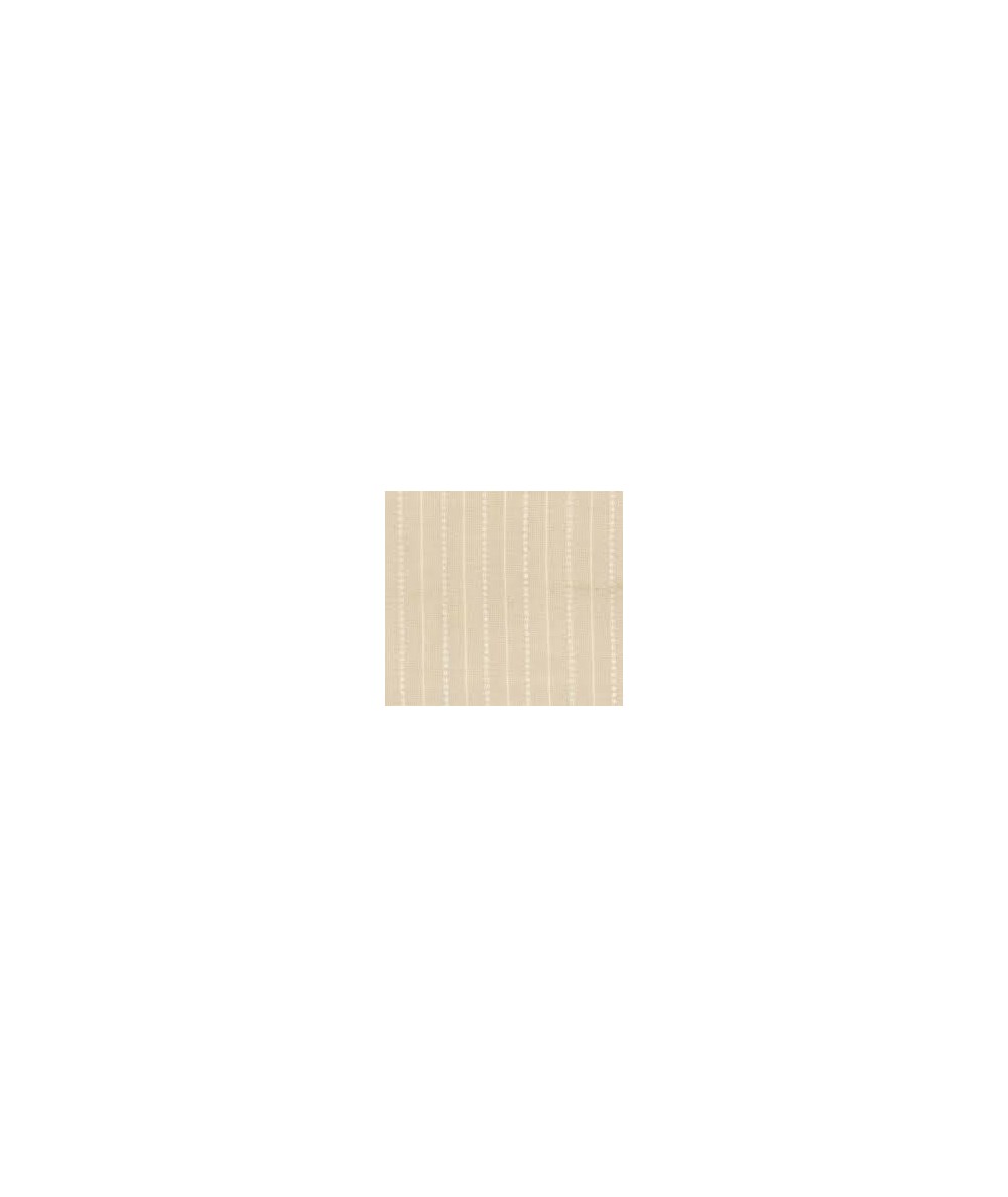 Moda Fabrics, Tessuto Fondo Beige con righe e quadretti bianchi Moda Fabrics - 1