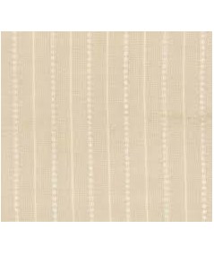 Moda Fabrics, Tessuto Fondo Beige con righe e quadretti bianchi Moda Fabrics - 1