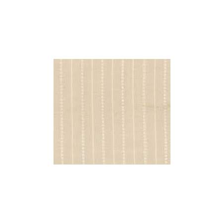 Moda Fabrics, Tessuto Fondo Beige con righe e quadretti bianchi Moda Fabrics - 1