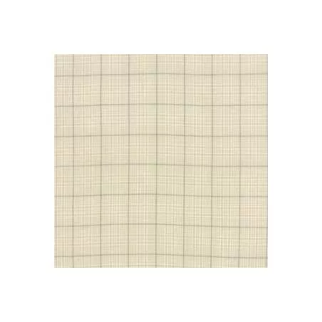 Moda Fabrics, Tessuto Fondo Beige con Quadrettatura tono su tono Moda Fabrics - 1