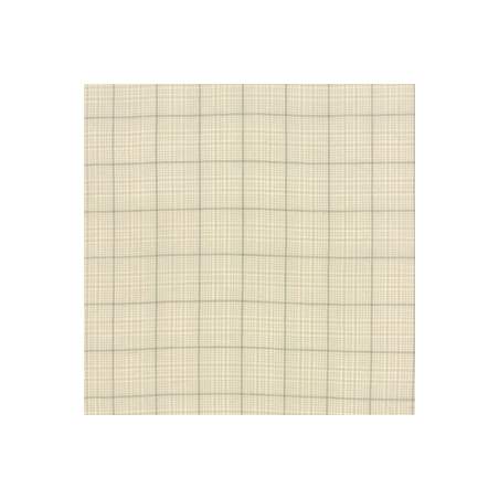 Moda Fabrics, Tessuto Fondo Beige con Quadrettatura tono su tono Moda Fabrics - 1