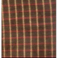 Tessuto Giapponese Tinto in Filo, fondo Marrone con Quadrettatura Gialla e Rossa Stim Italia srl - 1