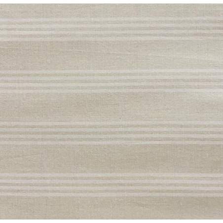 Moda Fabrics, Tessuto Fondo Beige con Righe Bianche Moda Fabrics - 1