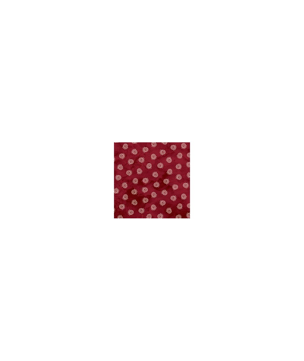 Maywood Studio, In Stitches, Tessuto Rosso con Disegno Bianco Maywood Studio - 1
