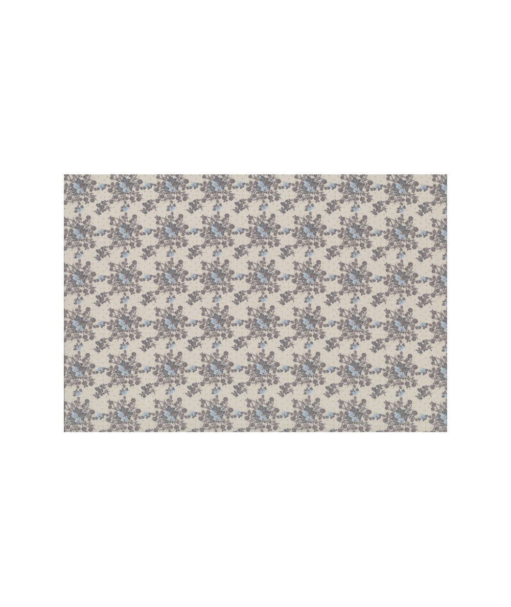 Lecien Madame Fleur by Jera Brandvig, tessuto beige con bouquet di rose e pois dorati Lecien Corporation - 1