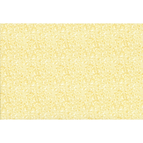 Lecien Madame Fleur by Jera Brandvig, tessuto giallo con campo di fiori Lecien Corporation - 1