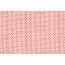 Lecien Madame Fleur by Jera Brandvig, tessuto rosa con fiori astratti e pois dorati Lecien Corporation - 1
