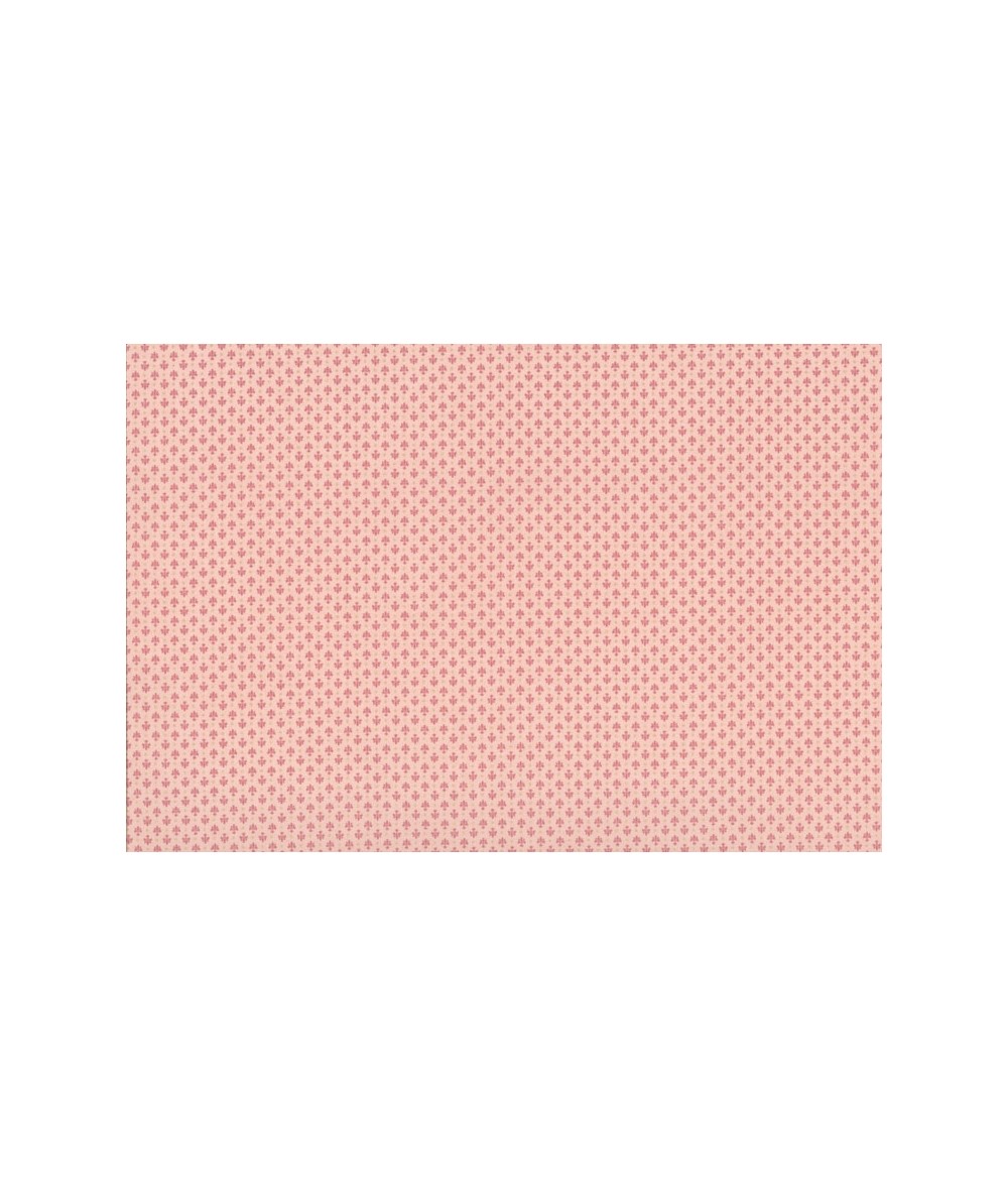 Lecien Madame Fleur by Jera Brandvig, tessuto rosa con fiori astratti e pois dorati Lecien Corporation - 1