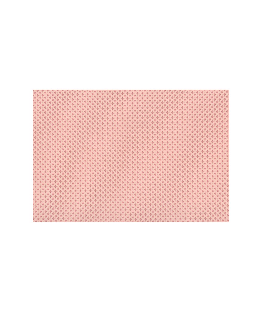 Lecien Madame Fleur by Jera Brandvig, tessuto rosa con fiori astratti e pois dorati Lecien Corporation - 1