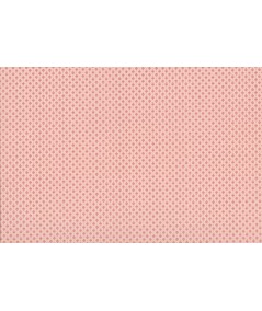 Lecien Madame Fleur by Jera Brandvig, tessuto rosa con fiori astratti e pois dorati Lecien Corporation - 1