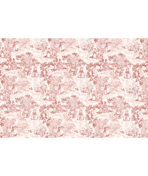 Lecien Madame Fleur by Jera Brandvig, tessuto rosa toile de jouy Lecien Corporation - 1