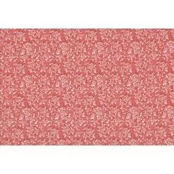 Lecien Madame Fleur by Jera Brandvig, tessuto rosso con campo di fiori Lecien Corporation - 1