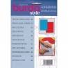 Burda Carta Carbone per Tessuti Chiari - 2 Fogli 83 x 57 cm, Rossa e Blu