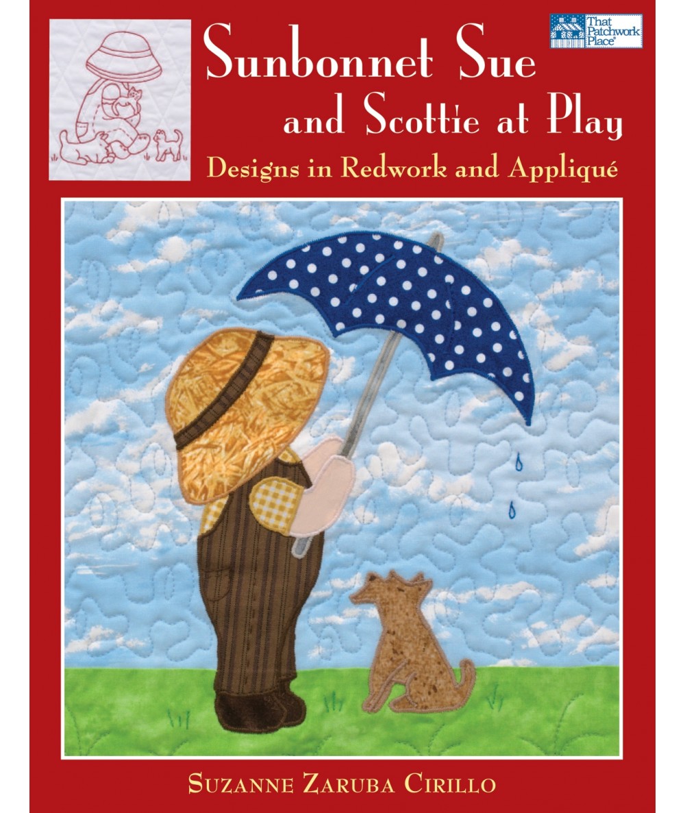 Sunbonnet Sue and Scottie at Play - Designs in Redwork and Applique - Martingale