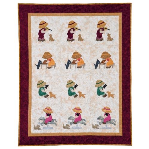 Sunbonnet Sue and Scottie at Play - Designs in Redwork and Applique - Martingale