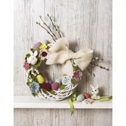 Crocheted Wreaths for the Home, 12 gorgeous wreaths and 12 matching mini projects for all year round by Anna Nikipirowicz