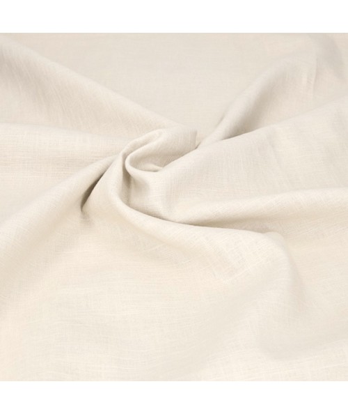 Tessuto 100% Lino Avorio, 230 gr/m2 - h 140 cm