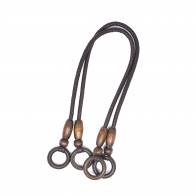 Manici Lunghi per borse in Finta Pelle Marrone - 69 cm, 2 Manici