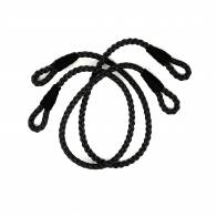 Manici Lunghi per borse in Corda Nera - 65 cm, 2 Manici Inazuma - 2