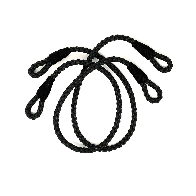 Manici Lunghi per borse in Corda Nera - 65 cm, 2 Manici - Roberta De Marchi