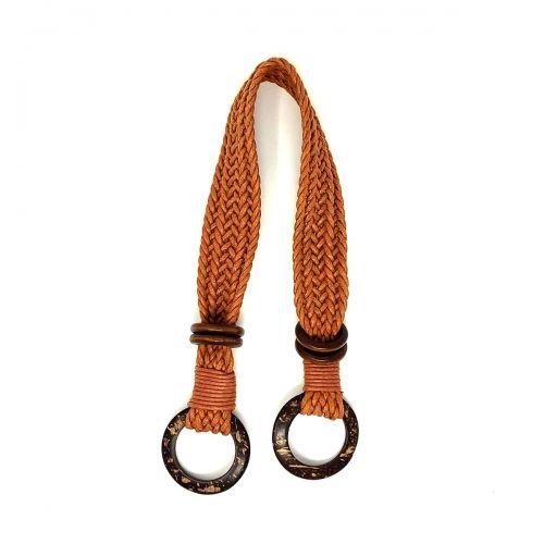 Manici per borse in Corda Marrone - 50 cm, 2 Manici Roberta De Marchi - 1