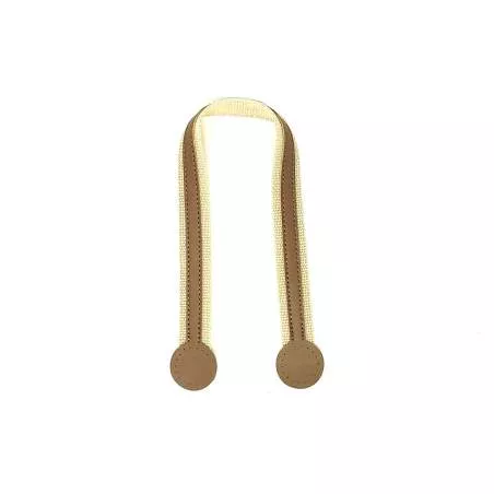 Manici per borse in Tela e Eco Pelle - 40 cm, 2 Manici da Cucire