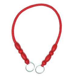 Manici Lunghi per borse in Finta Pelle Rossa - 70 cm, 2 Manici