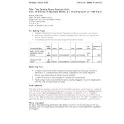 The Sewing Room Sampler by Yoko Saito, 16 Blocks, 8 Appliqué Motifs % 1 Stunning Quilt