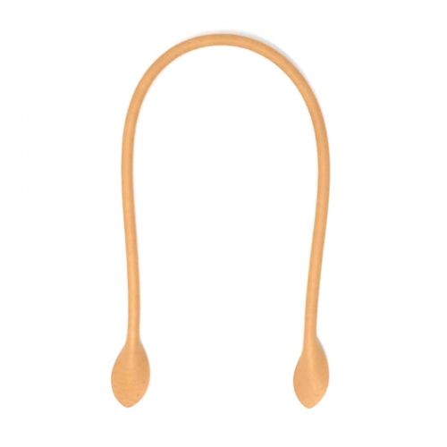 Manici per borse a Spalla in Pelle Beige - 60 cm, 2 Manici da Cucire Inazuma - 1