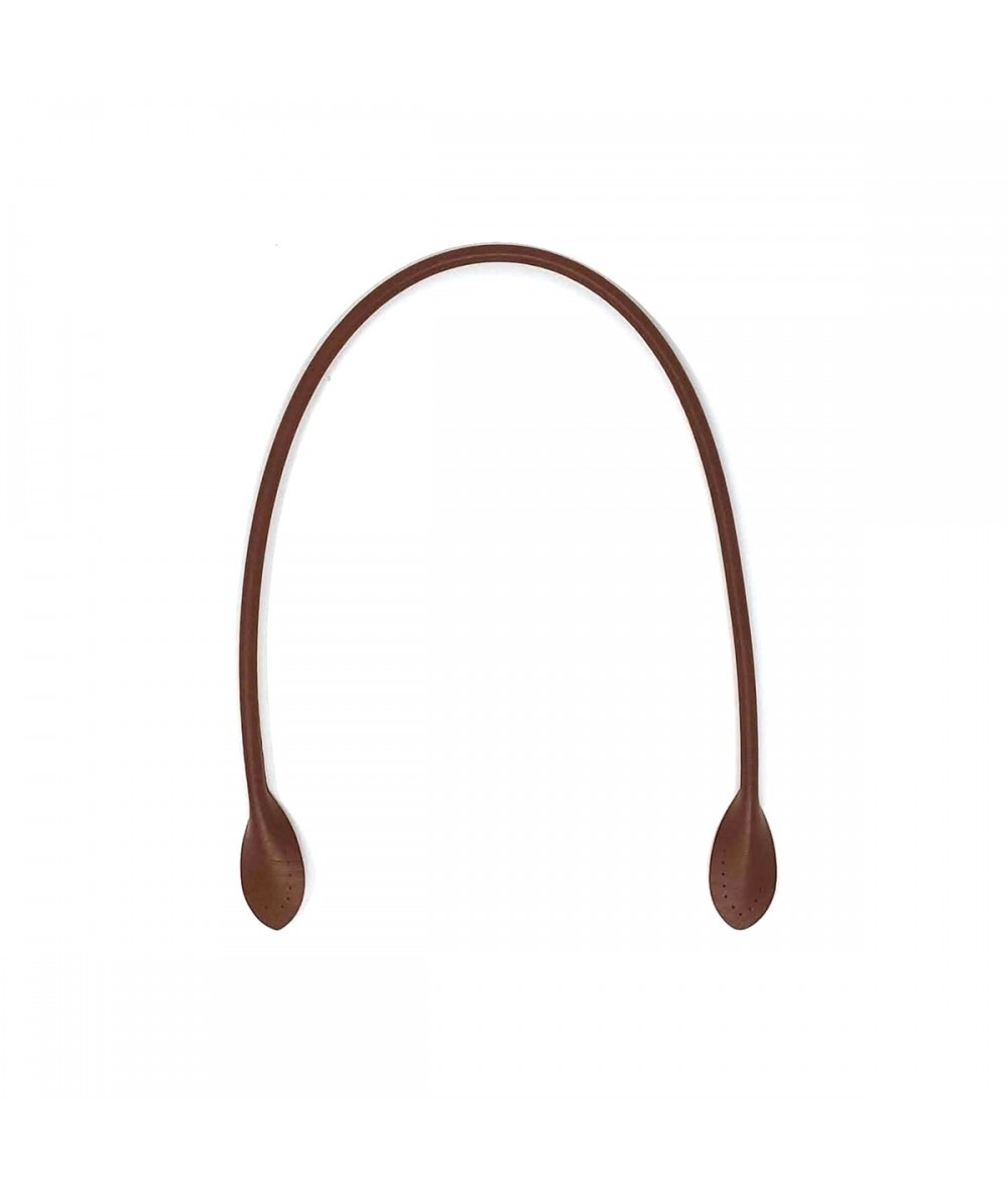 Manici per borse a Spalla in Pelle Marrone Chiaro - 50 cm, 2 Manici da  Cucire - Roberta De Marchi