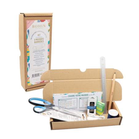 Kit di cucito per 6 mascherine - Bohin