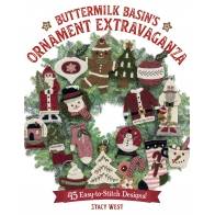 Buttermilk Basin's Ornament Extravaganza - 45 Easy-to-Stitch Designs!  by Stacy West - Martingale