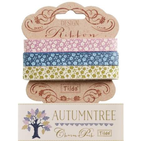 Tilda ribbon set 10 mm Autumntree 3pz Tilda Fabrics - 1