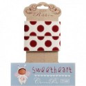 Tilda ribbon 30 mm Sewn Spot Red Sweetheart Tilda Fabrics - 1
