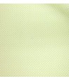 Lecien Color Basic, tessuto verde e pois bianchi